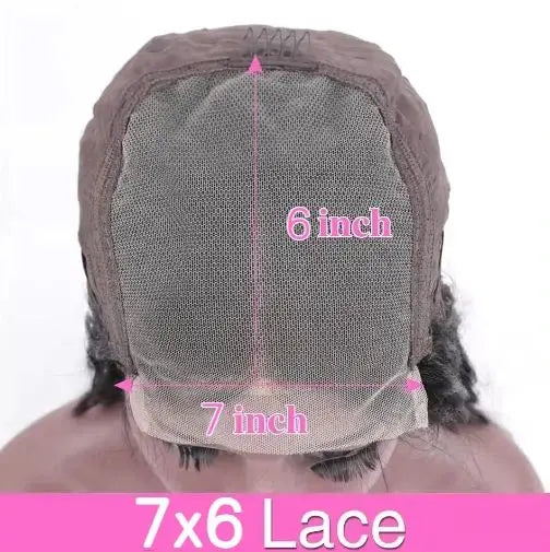 Burmese Curly Human Hair 13x4 Lace Front Wig