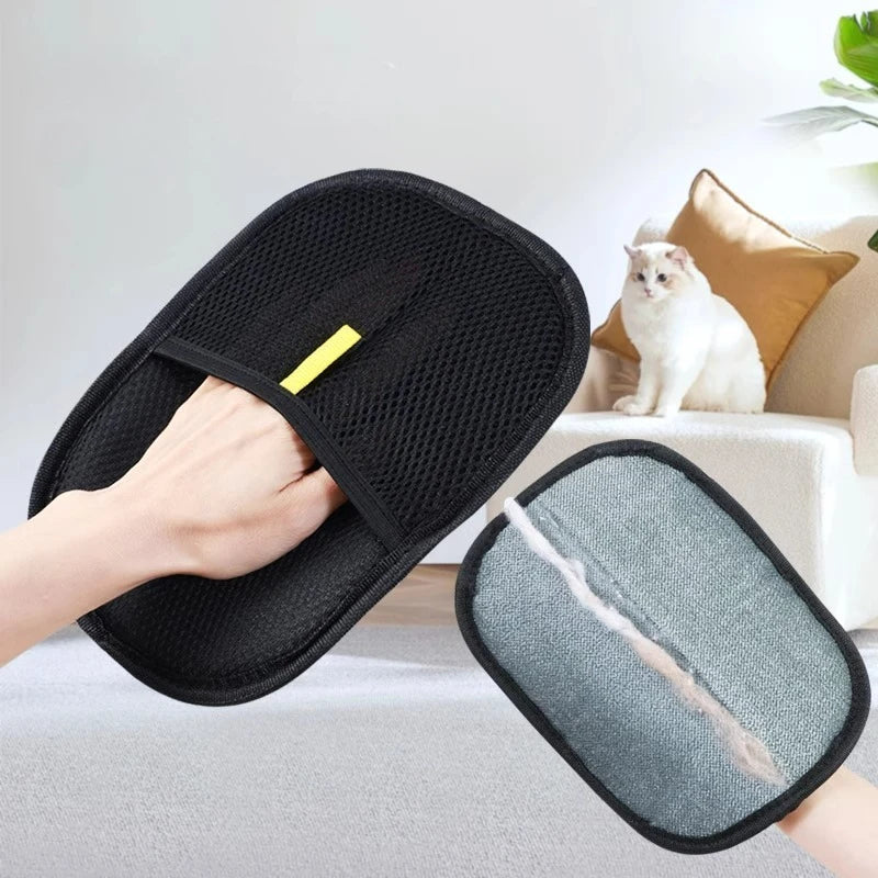 Washable Pet Hair Remover Gloves – De-Shedding Grooming Mitts