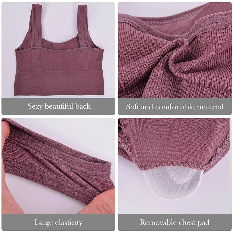 Women's Seamless Breathable Sports Bra