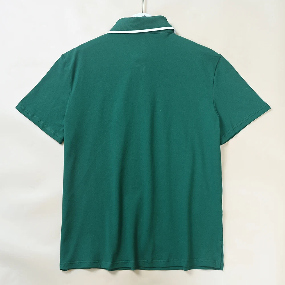 Men's Embroidered Short-Sleeve Shirt