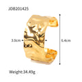 Wide Face Hollow Cuff Bracelet