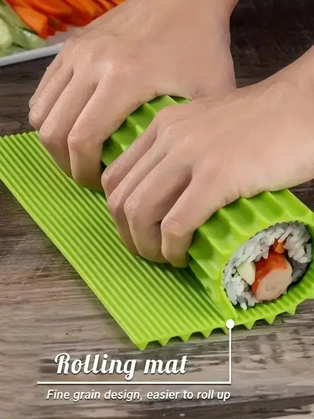 Bamboo Sushi Roll Mat – DIY Sushi Making Tool for Home