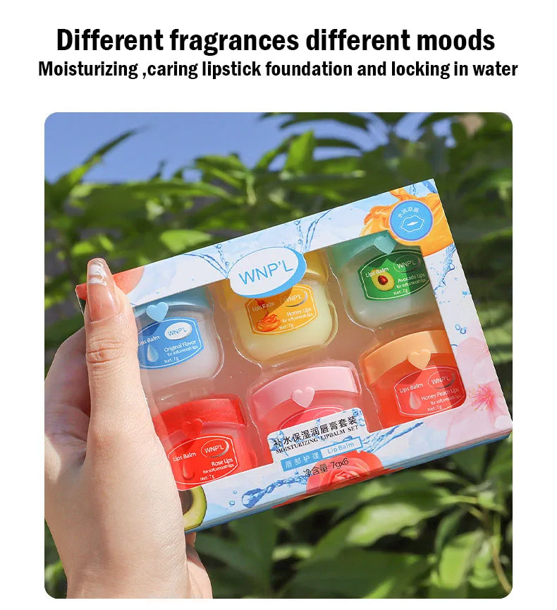Moisturizing Lip Balm Set (4/6/8pcs)
