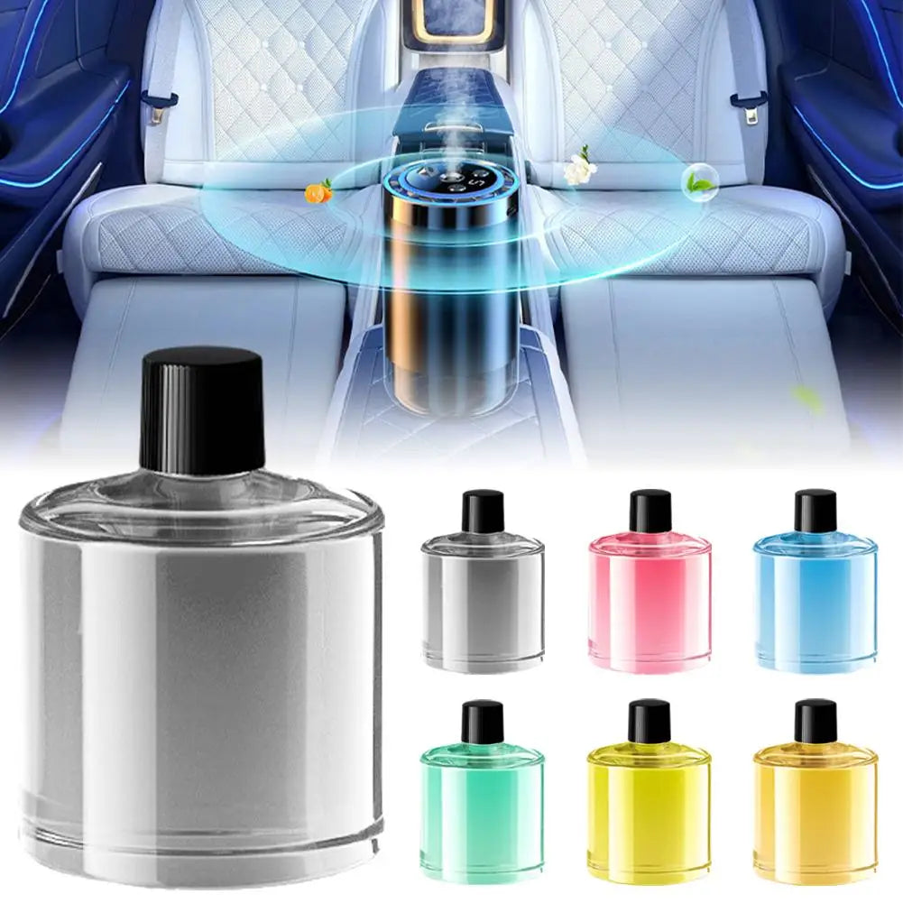 Starry Sky Car Air Freshener – Automatic Aromatherapy Diffuser with Ceiling Ambient Light (10 Scents)