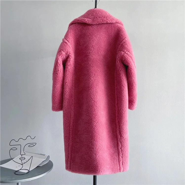 Women's Long Teddy Winter Coat