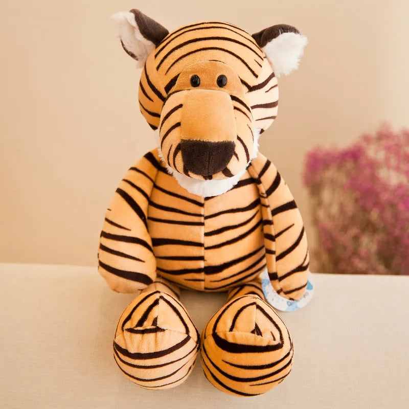 Jungle Animal Plush Toy Set – Soft Stuffed Wildlife Friends