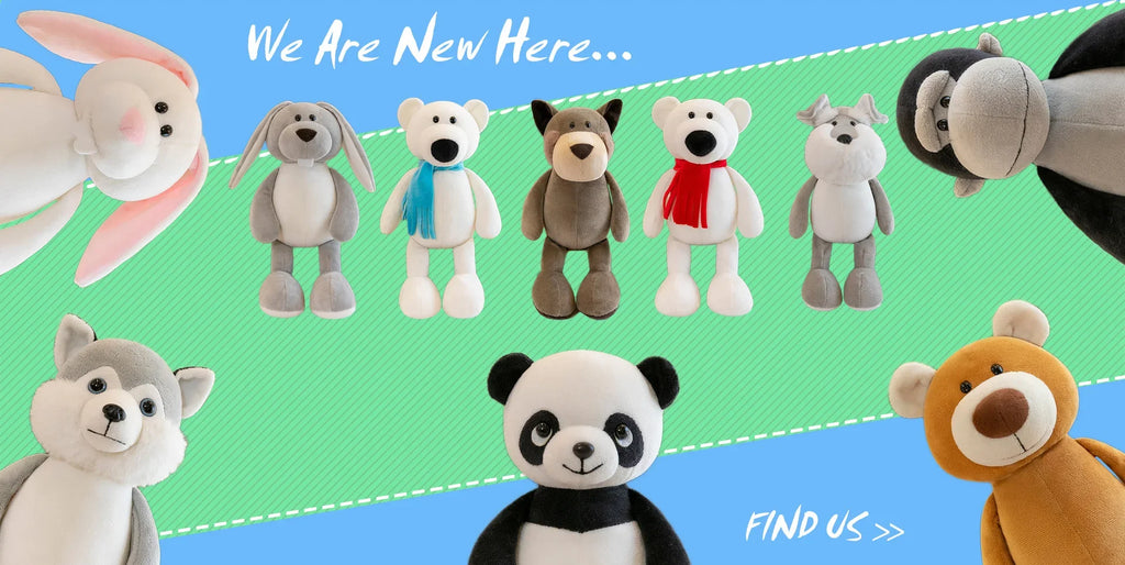 Jungle Animal Plush Toy Set – Soft Stuffed Wildlife Friends
