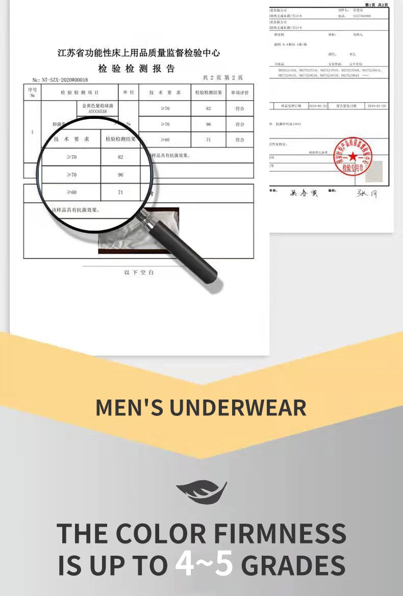 MiiOW Men's Cotton Boxer Briefs, 3-Pack — Breathable Antibacterial Underwear