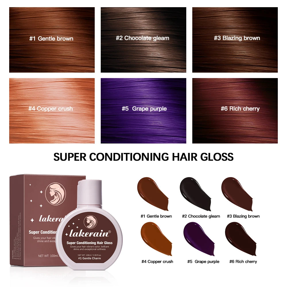 Semi-Permanent Hair Gloss Treatment