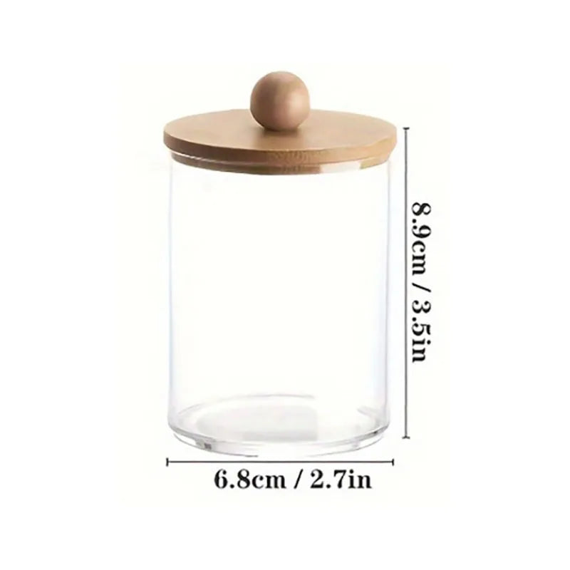 3-Piece Cotton Swab Holder Set