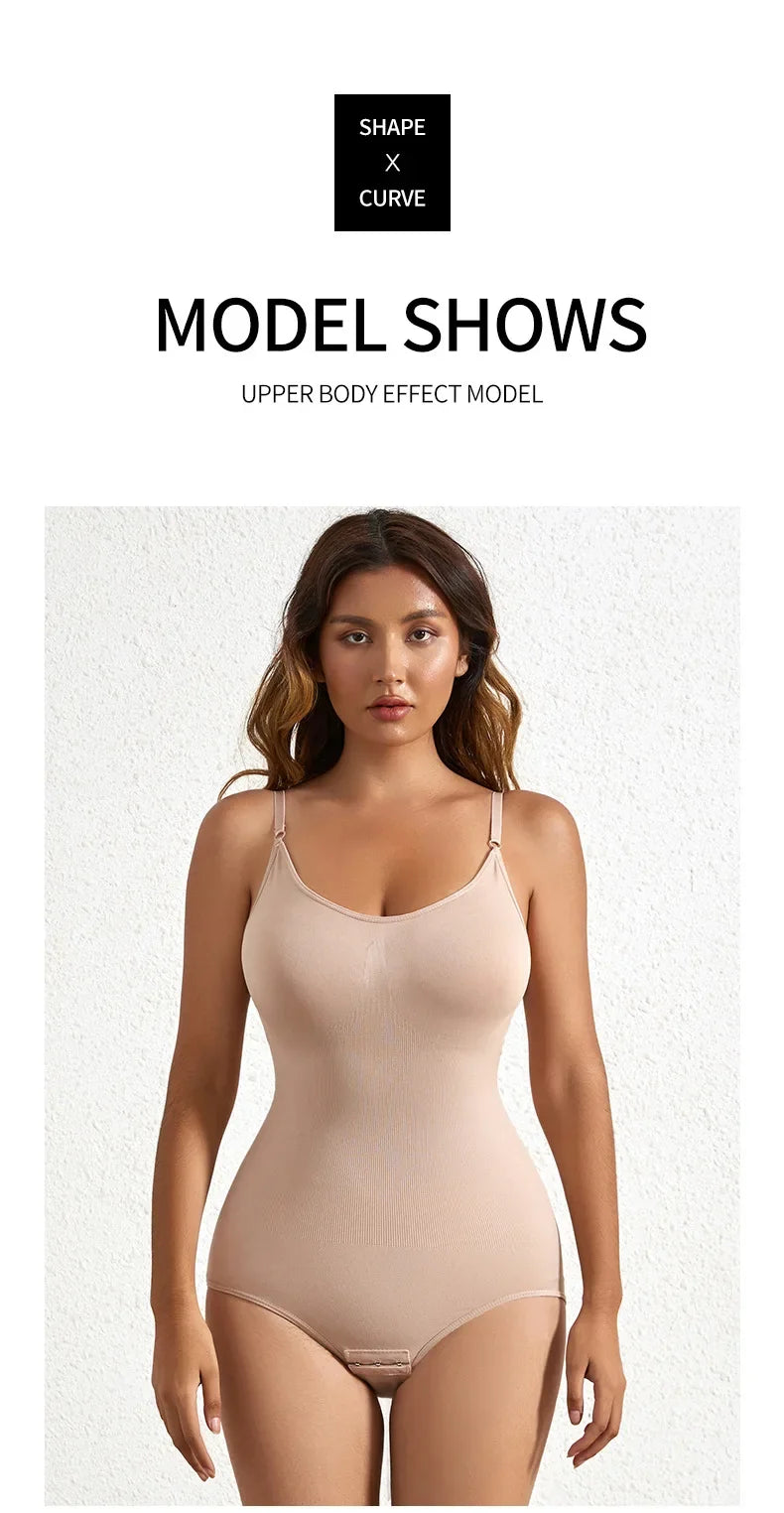 Women's Seamless Tummy Control Shapewear Bodysuit