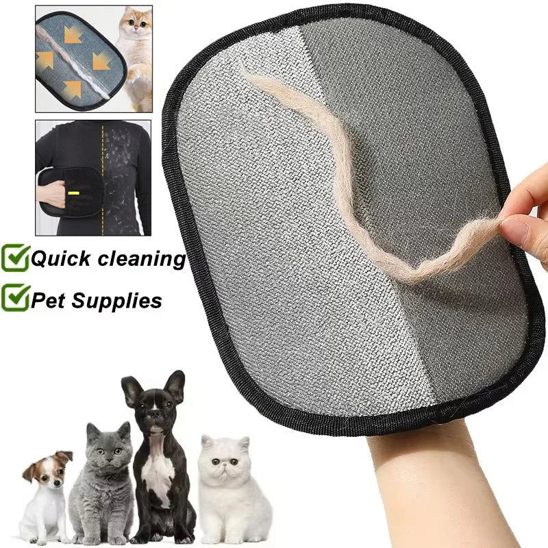 Washable Pet Hair Remover Gloves – De-Shedding Grooming Mitts