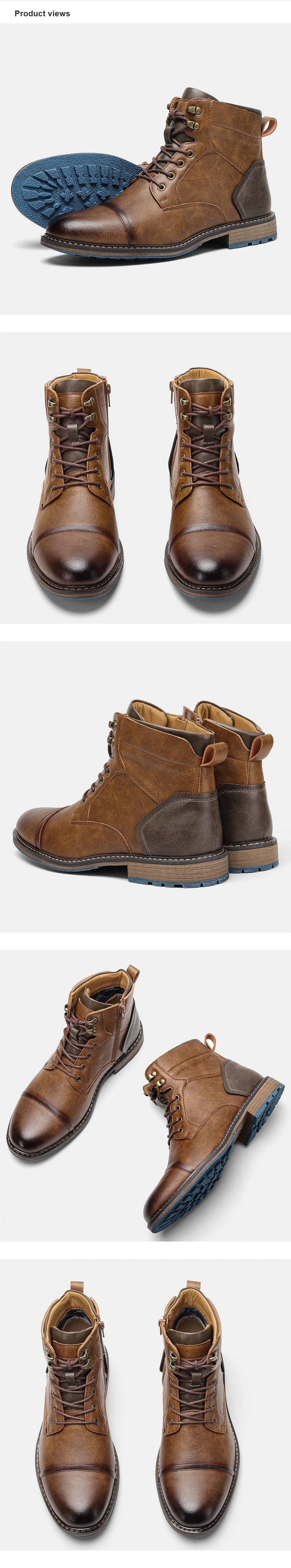 Men's Comfortable Retro Ankle Boots