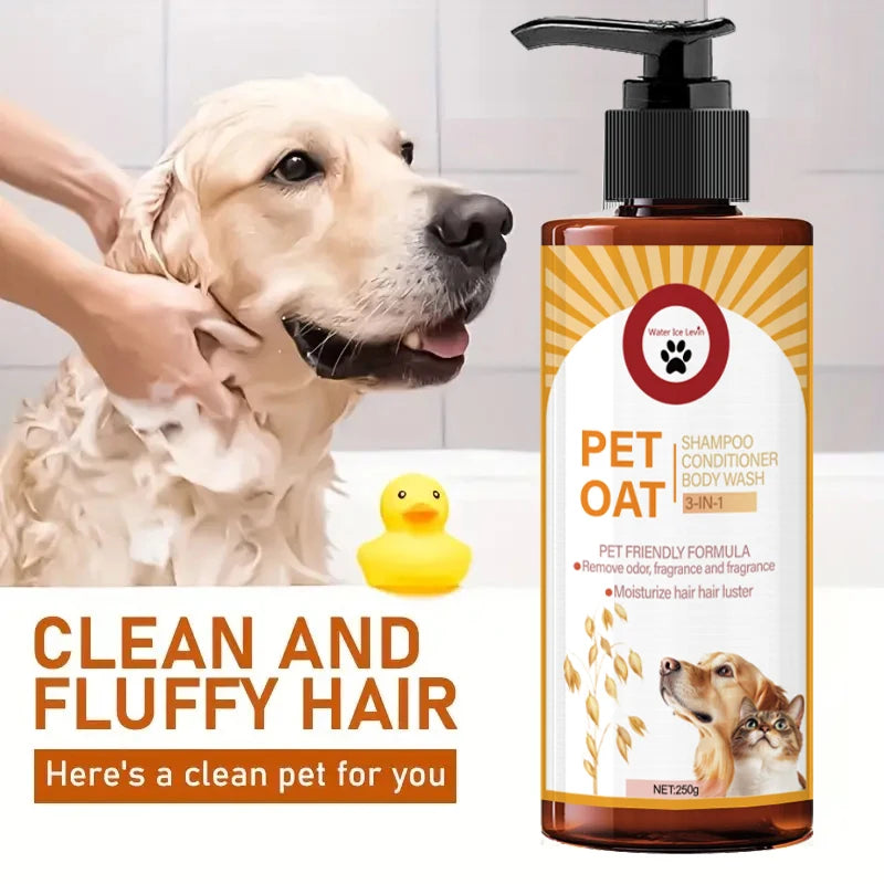 Gentle Deodorizing Pet Shampoo – Soft Coat Formula for Dogs & Cats
