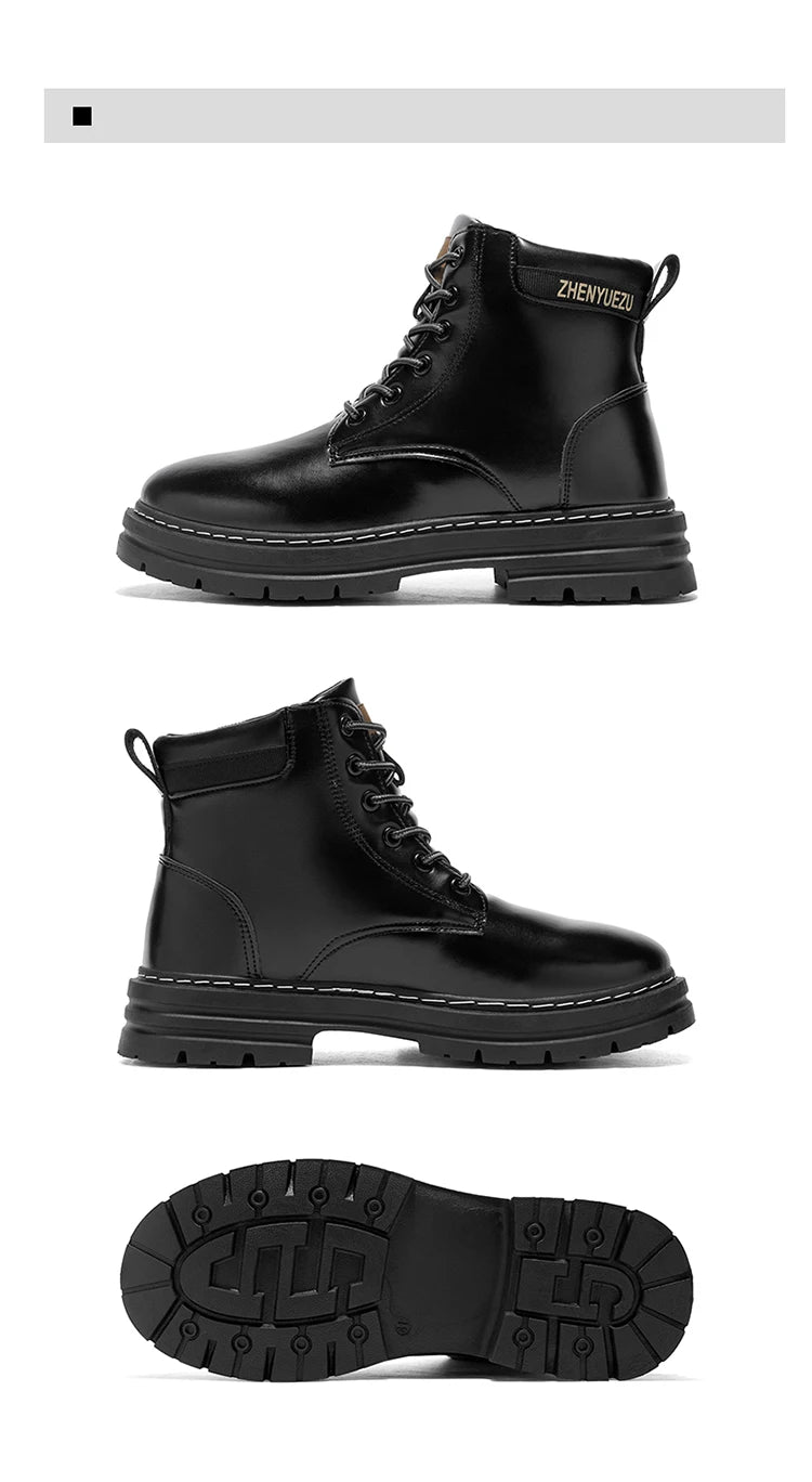 Men's Retro Short Boots