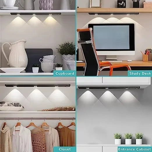 LED Ultra-Thin Under-Cabinet Light – Motion Sensor Night Light