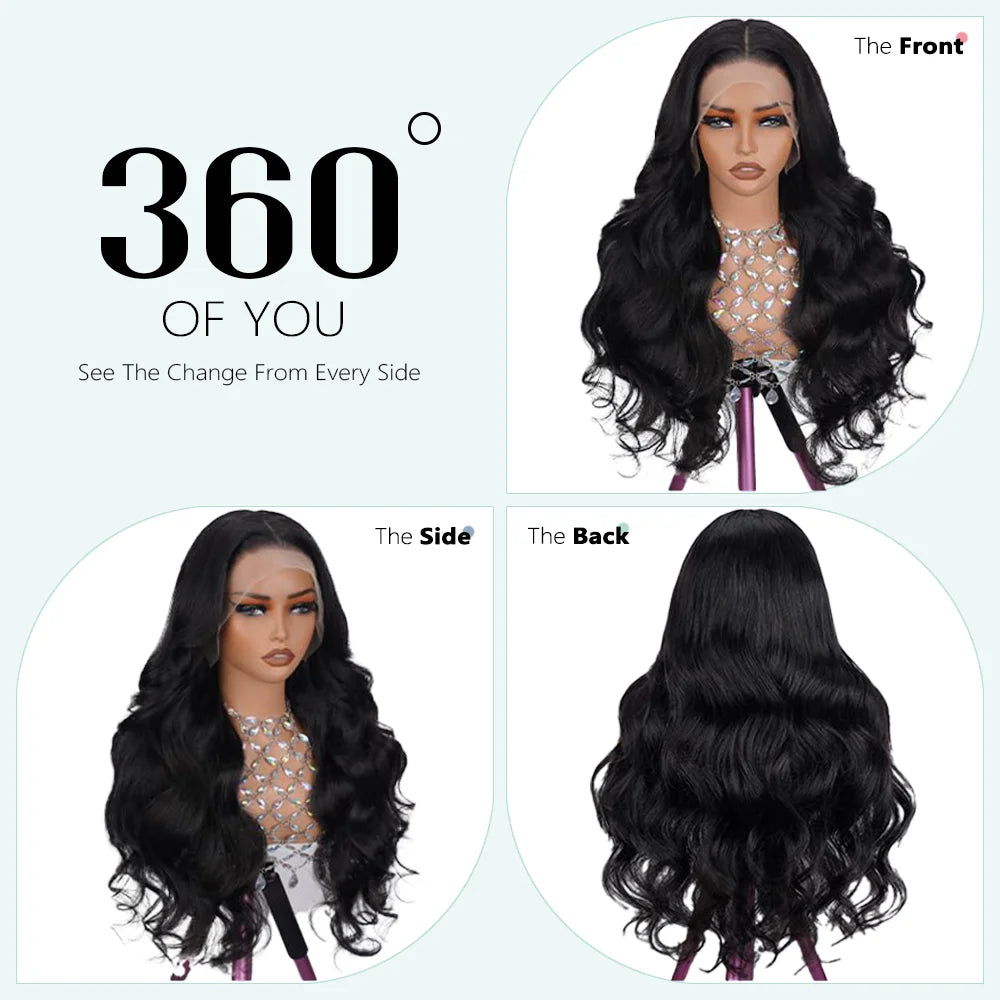 Body Wave Human Hair 13x4 Lace Front Wig