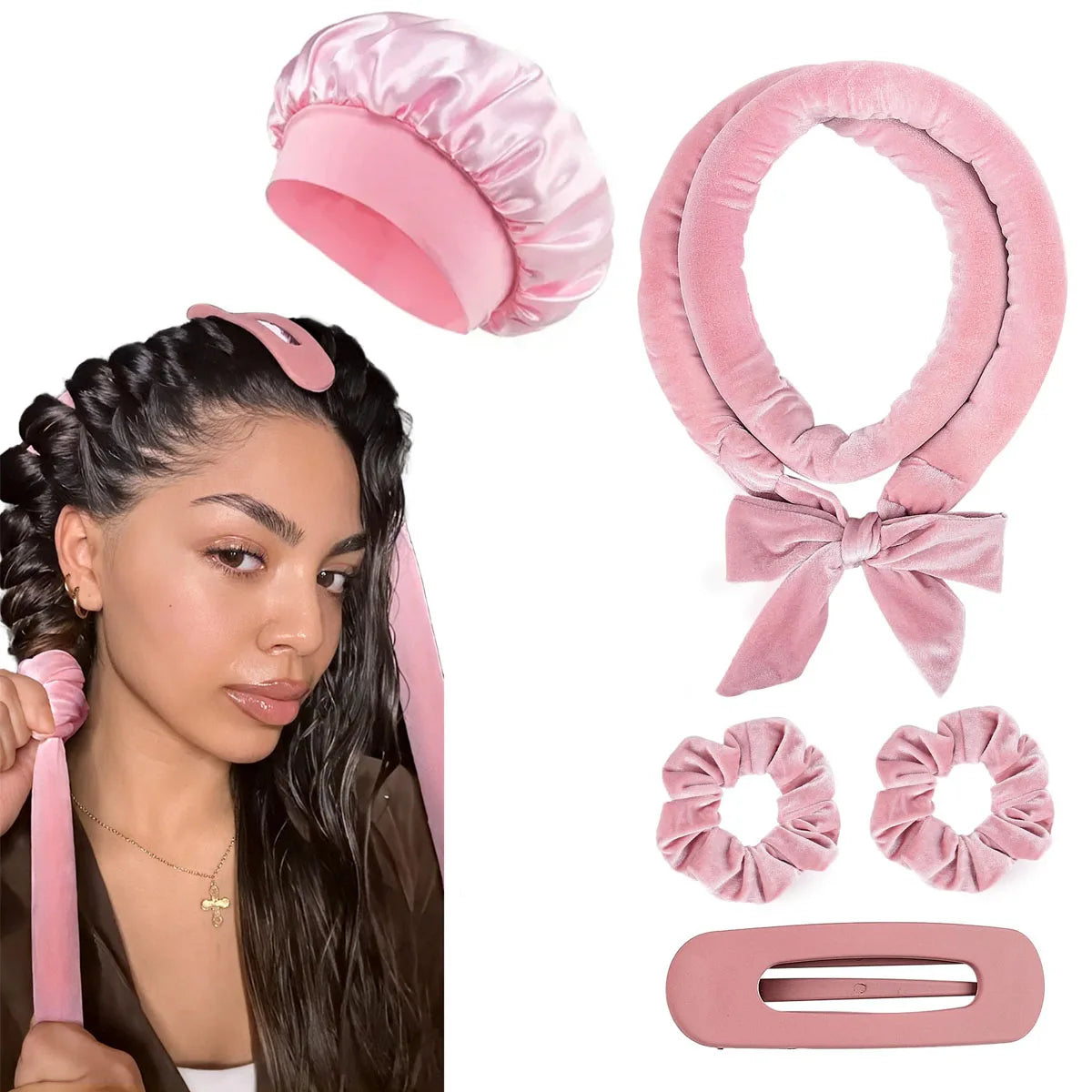 SilkCurl Heatless Curling Rod Set