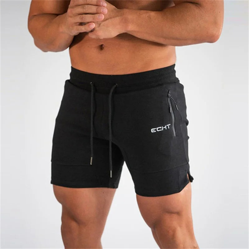 AeroFlex Men's Zip-Pocket Gym Shorts