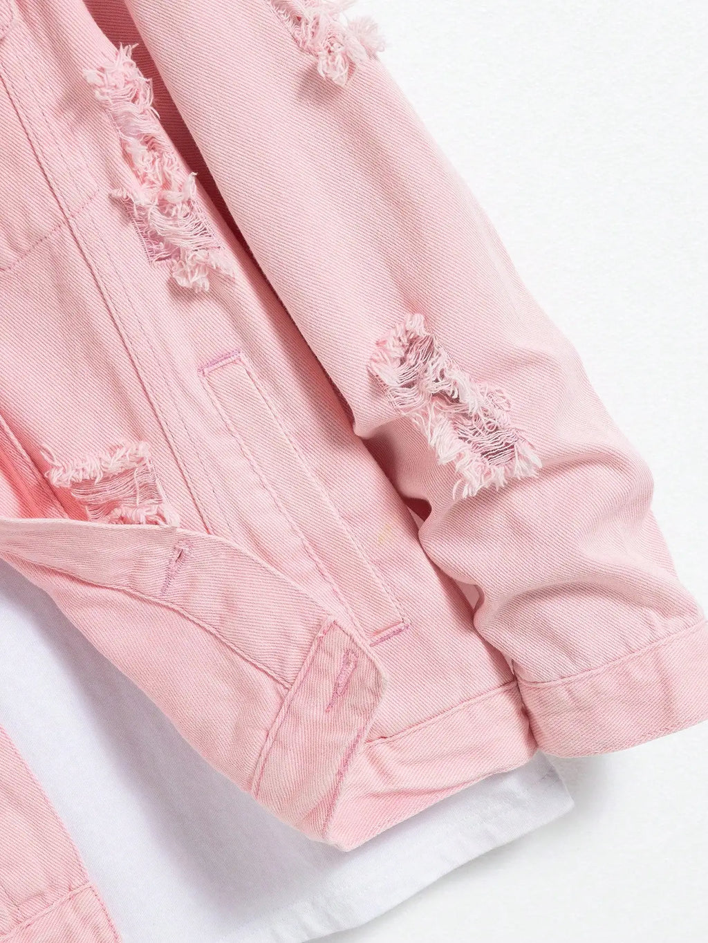 Men's Ripped Denim Jacket