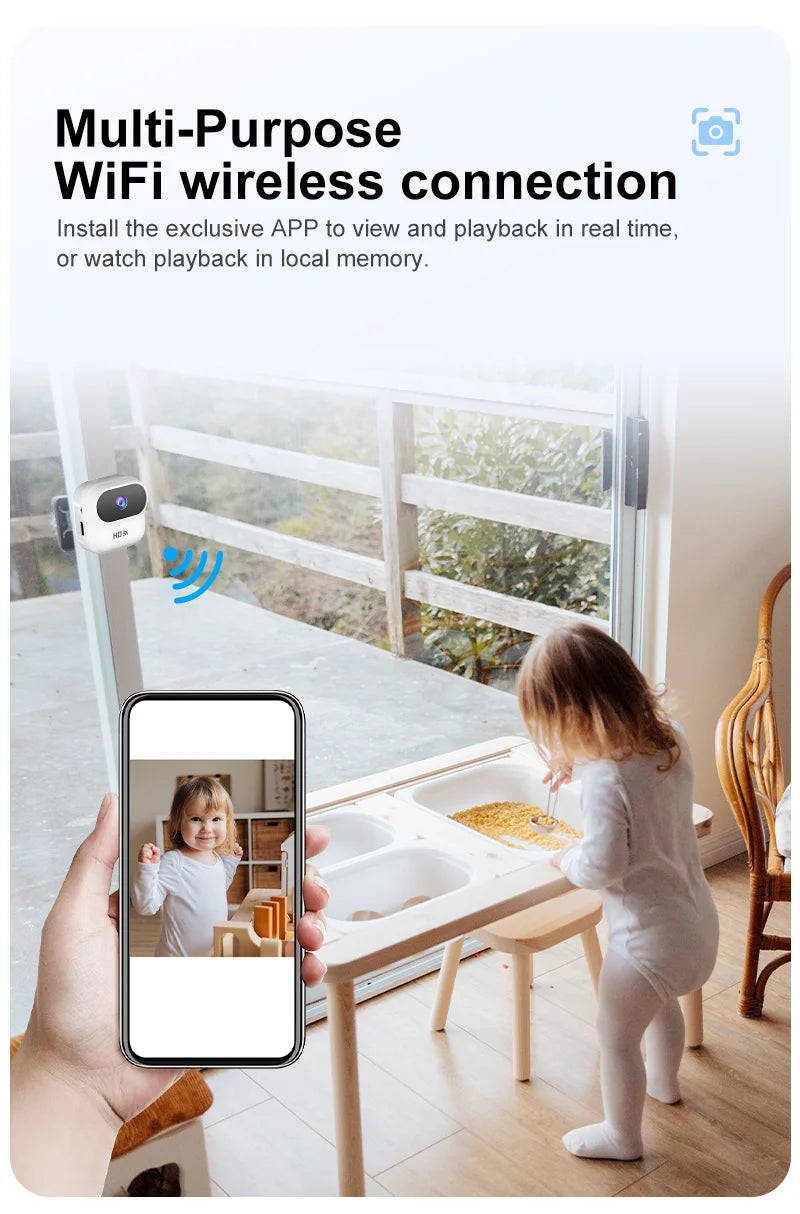 Ourlife A800 Mini WiFi Security Camera