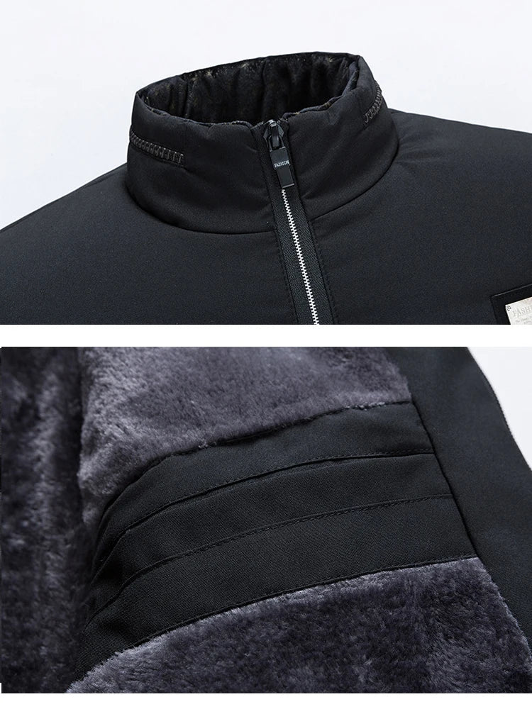Men's Fleece-Lined Puffer Jacket