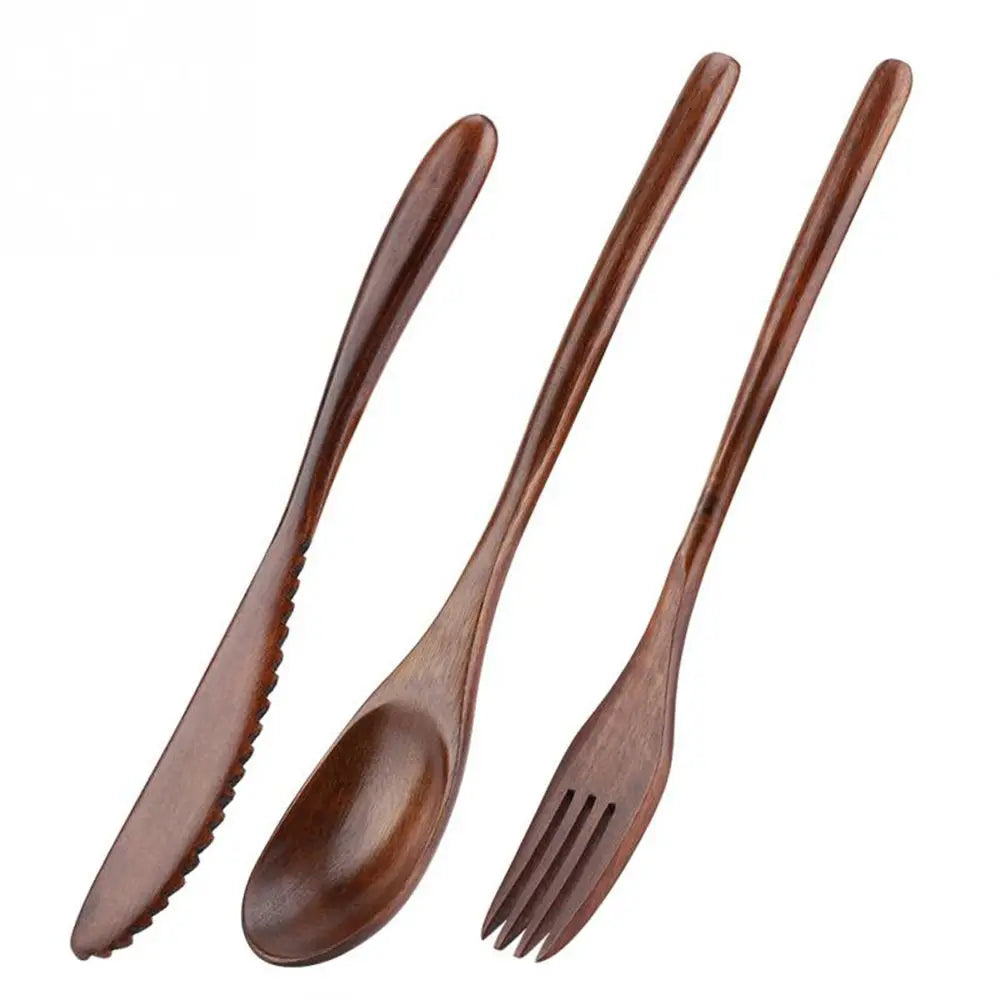 EcoBite Portable Bamboo Cutlery Set
