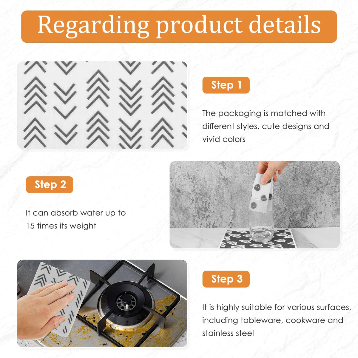 SwedishClean Absorbent Dishcloths