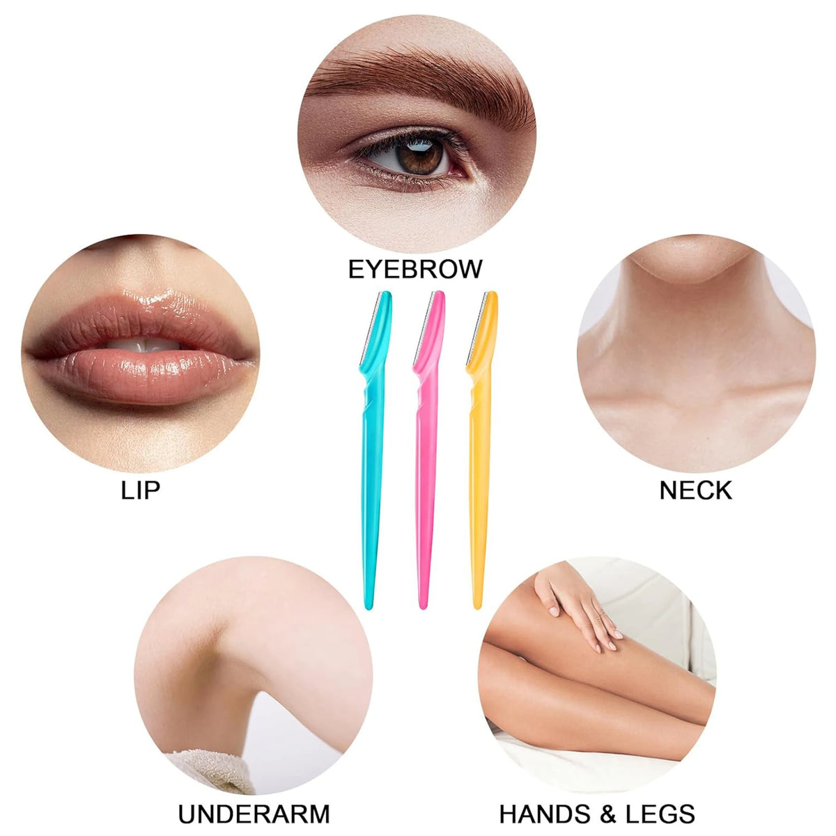 Eyebrow and Face Razors