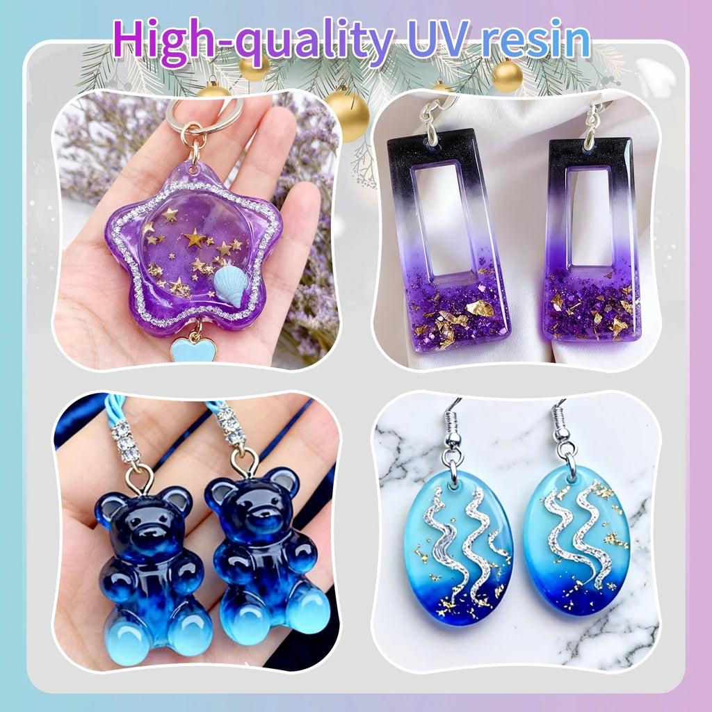 12-Color UV Resin Set