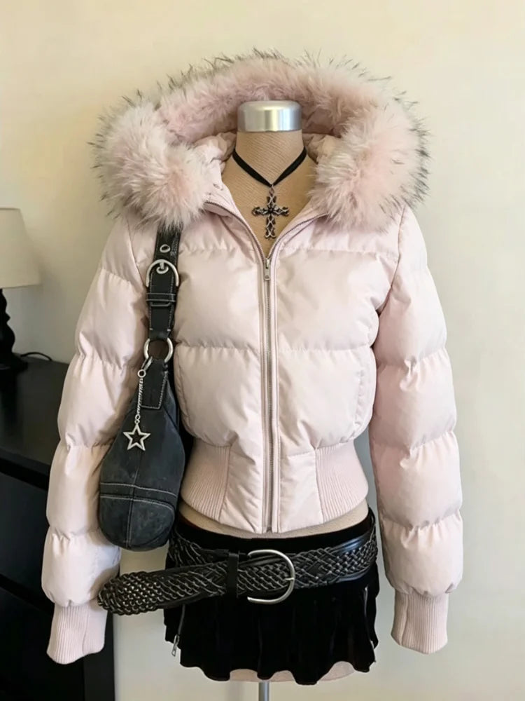 Women's Retro Puffer Parka Jacket