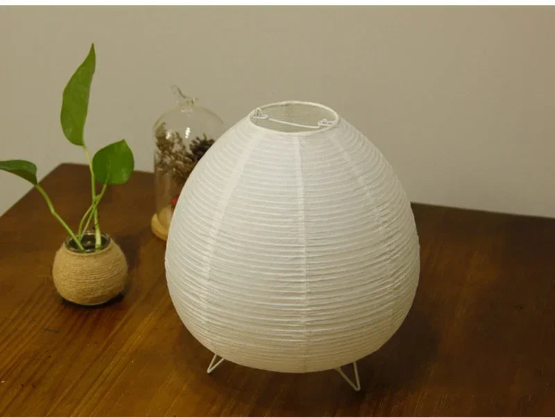 Japanese Rice Paper Table Lamp – Lantern Style