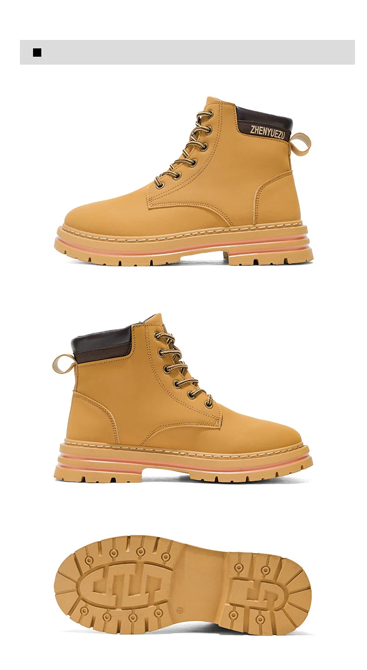 Men's Retro Short Boots