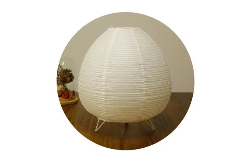 Japanese Rice Paper Table Lamp – Lantern Style