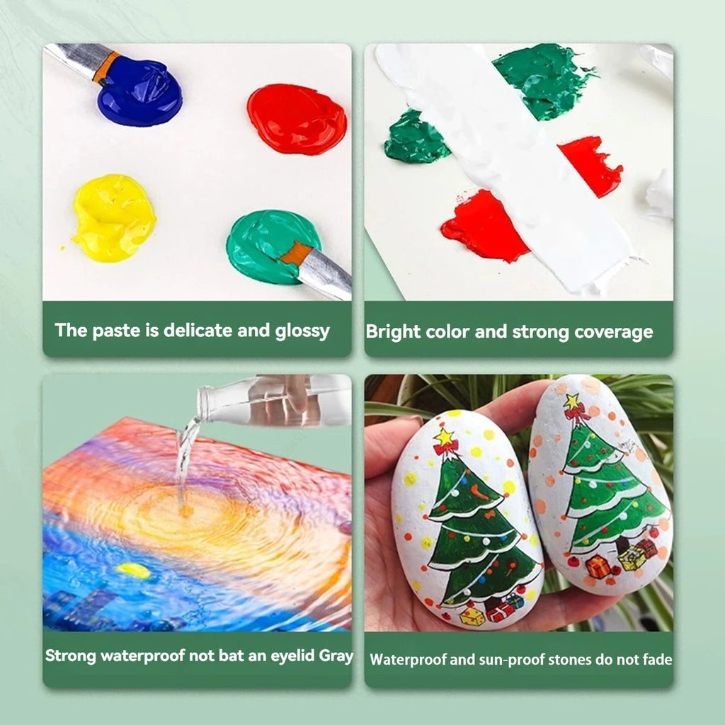 Acrylic Paint Set of 5ml Bottles