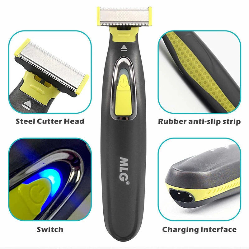 Men's Electric Portable Shaver – USB Rechargeable Trimmer