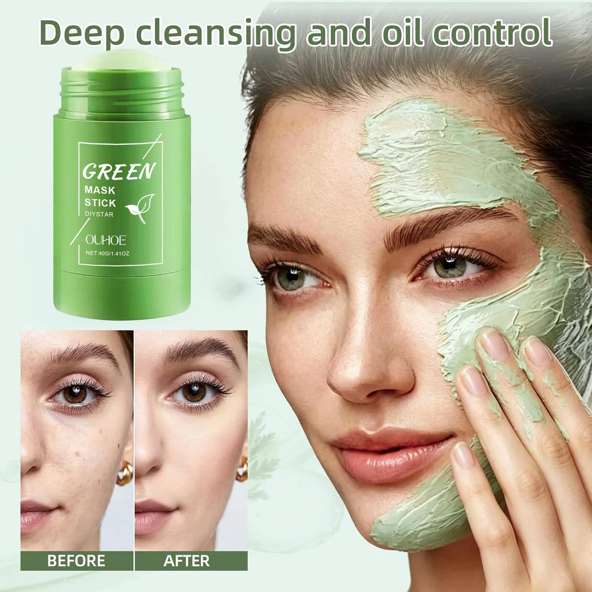 Volcano Green Tea Pore Cleansing Mask Stick