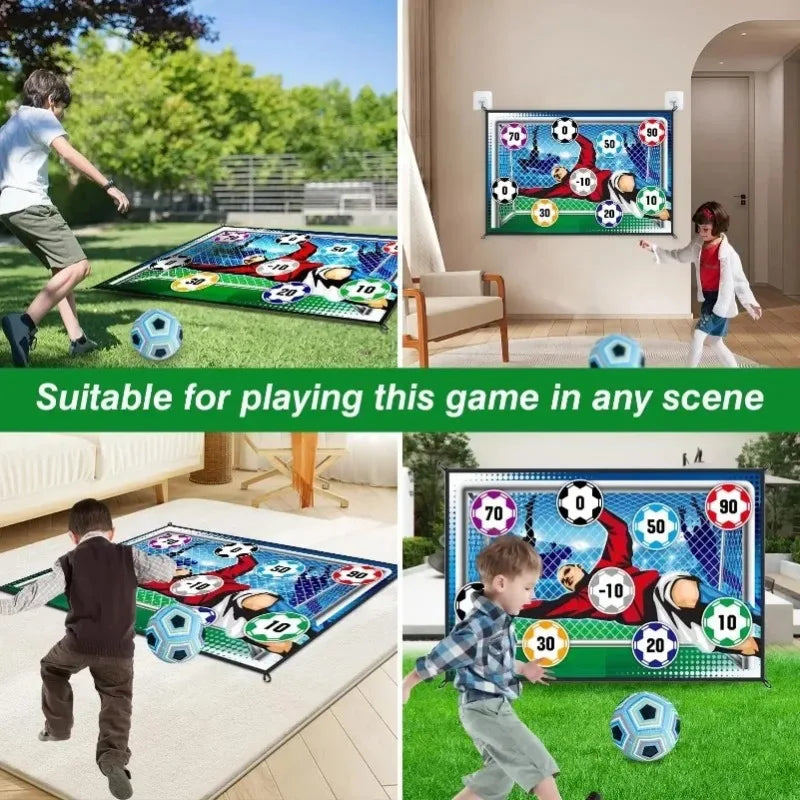 Kids Soccer Goal Game Mat – Indoor & Outdoor Sports Play Set