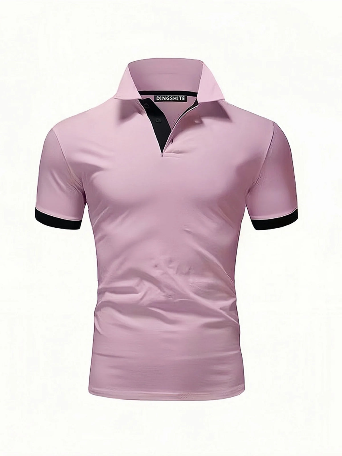 Men's Color Block Slim Fit Polo Shirt