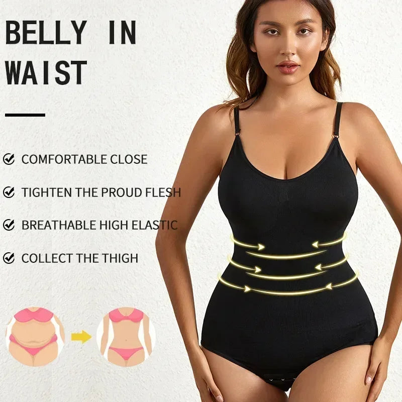 Women's Seamless Tummy Control Shapewear Bodysuit