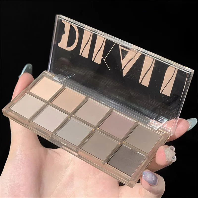 Ten-Color Matte Eyeshadow Palette