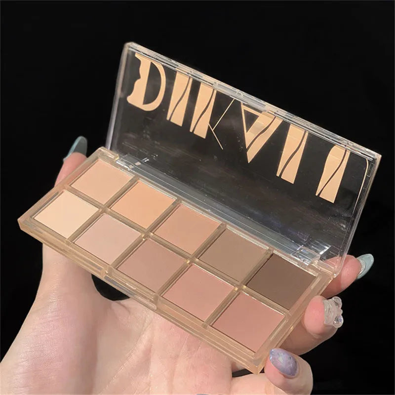 Ten-Color Matte Eyeshadow Palette