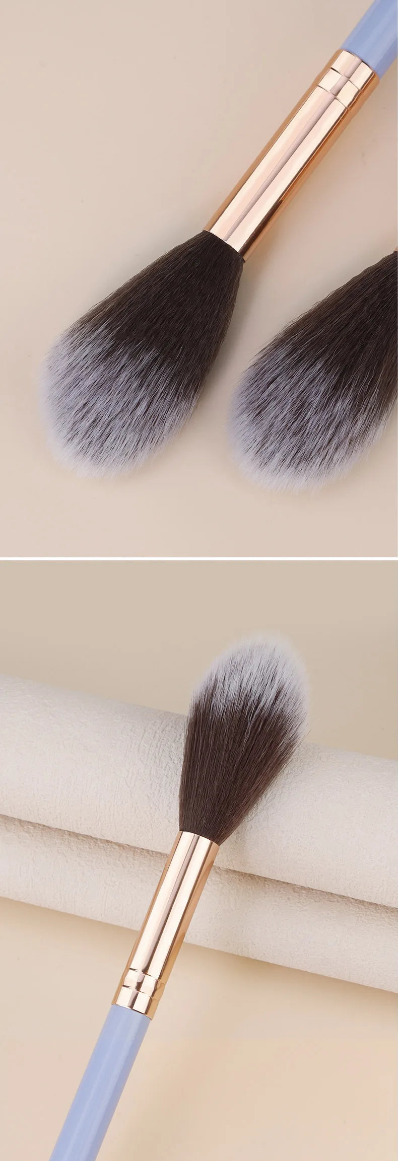 Professional Blush & Highlight Brush Set
