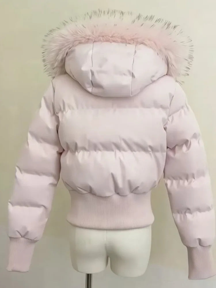 Women's Retro Puffer Parka Jacket
