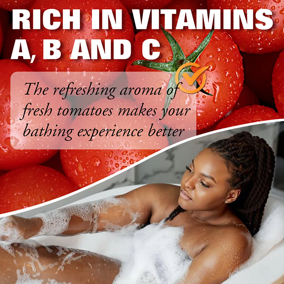 Organic Tomato Soap Bar — Deep Cleanse, Exfoliate & Moisturize