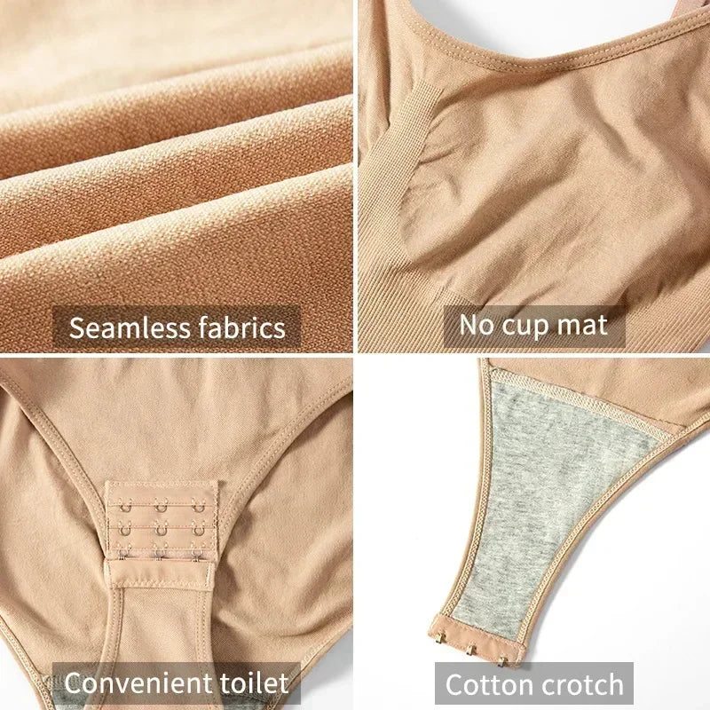 Women's Seamless Tummy Control Shapewear Bodysuit