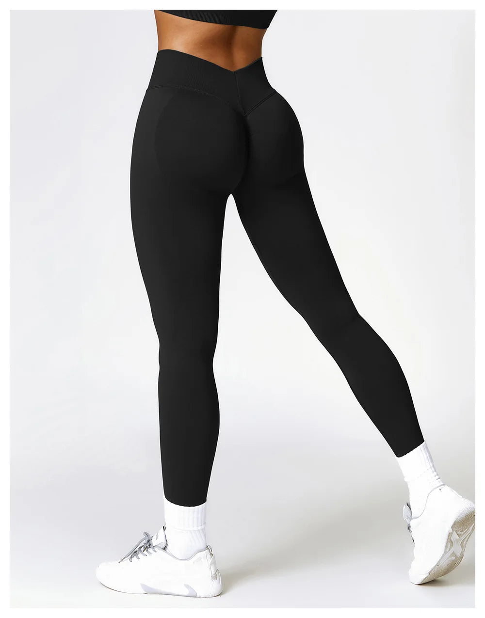 ScrunchCurve V-Back High-Waist Workout Leggings