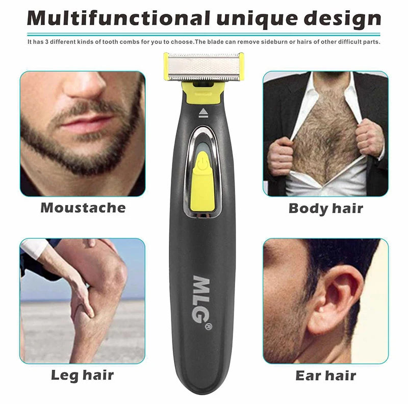 Men's Electric Portable Shaver – USB Rechargeable Trimmer