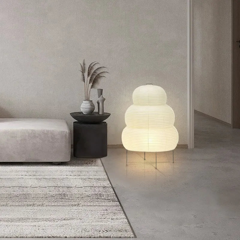 Akari Noguchi-Style Paper Table Lamp