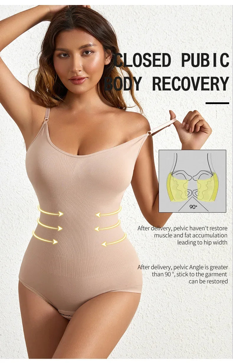 Women's Seamless Tummy Control Shapewear Bodysuit